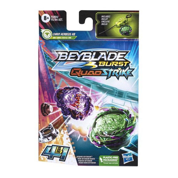 COPY - Beyblade Burst QuadStrike Chain Kerbeus Starter Pack, Battling Game Toy … - Picture 3 of 5